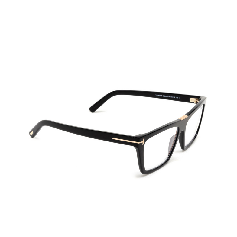Tom Ford FT5912-B Eyeglasses 001 shiny black - 2/4