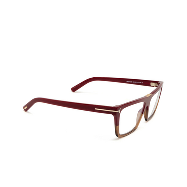 Lunettes de vue Tom Ford FT5912-B 083 violet - Vue trois quarts