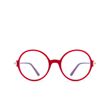 Tom Ford FT5914-B Eyeglasses 066 shiny red - front view