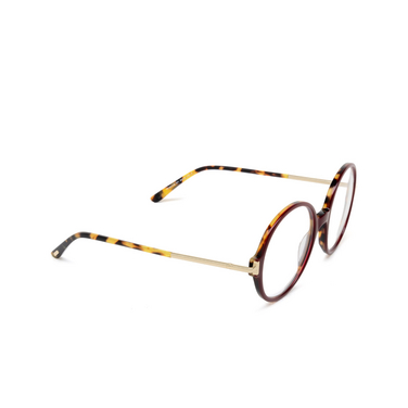 Tom Ford FT5914-B Eyeglasses 071 bordeaux - three-quarters view