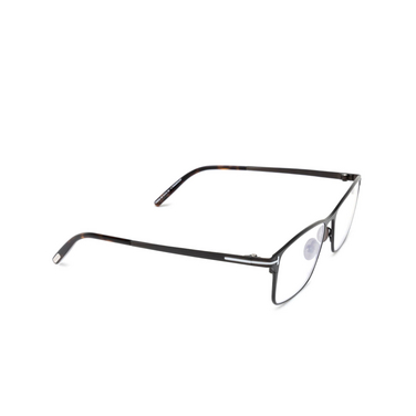 Tom Ford FT5935-B 001 shiny black - Vue trois quarts
