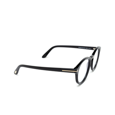 Tom Ford FT5940-B Eyeglasses 001 shiny black - three-quarters view