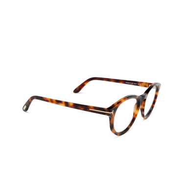 Gafas graduadas Tom Ford FT5940-B 053 blonde havana - Vista tres cuartos