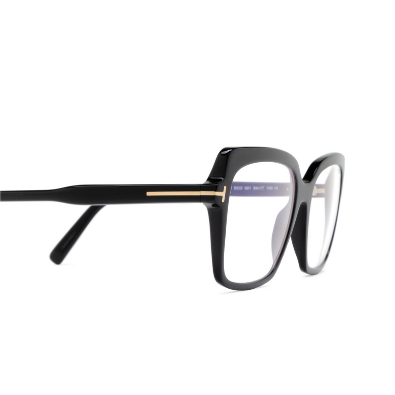 Gafas graduadas Tom Ford FT5947-B 001 shiny black - 3/4