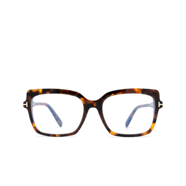 Lunettes de vue Tom Ford FT5947-B 052 dark havana - Vue de face