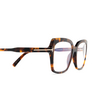 Tom Ford FT5947-B Eyeglasses 052 dark havana - product thumbnail 3/4