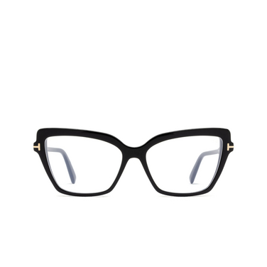 Lunettes de vue Tom Ford FT5948-B 001 shiny black - Vue de face