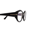 Occhiali da vista Tom Ford FT5950-B 001 shiny black - anteprima prodotto 3/4