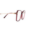 Gafas graduadas Tom Ford FT5953-B 069 shiny bordeaux - Miniatura del producto 3/4