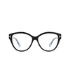 Gafas graduadas Tom Ford FT5954-B 003 black / crystal - Miniatura del producto 1/4