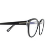 Gafas graduadas Tom Ford FT5954-B 003 black / crystal - Miniatura del producto 3/4