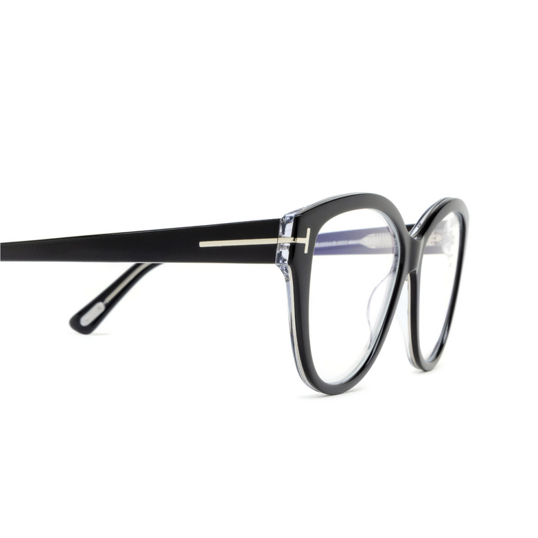 Occhiali da vista Tom Ford FT5954-B 003 black / crystal - 3/4