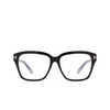 Occhiali da vista Tom Ford FT5955-B 003 black / crystal - anteprima prodotto 1/4