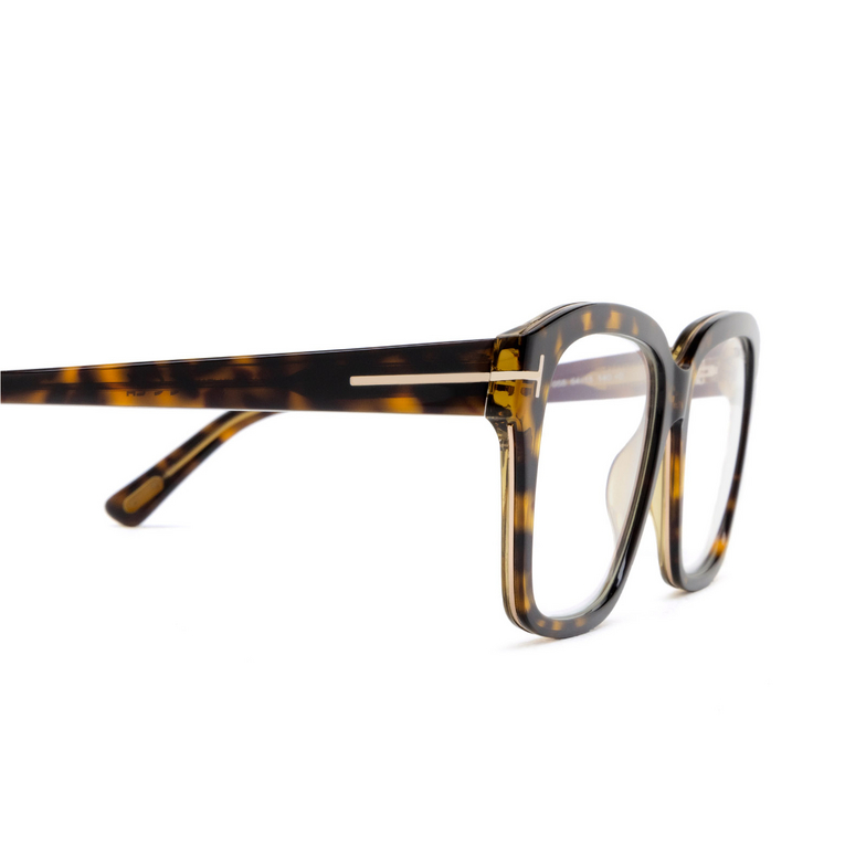 Tom Ford FT5955-B Korrektionsbrillen 055 havana / monocolor - 3/4