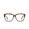 Tom Ford FT5955-B Eyeglasses 056 havana / monocolor - product thumbnail 1/4