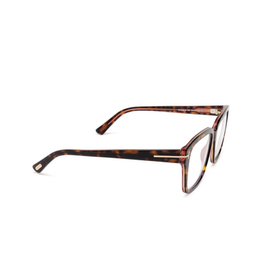 Gafas graduadas Tom Ford FT5955-B 056 havana / monocolor - Vista tres cuartos