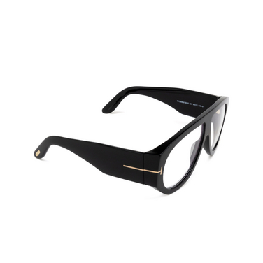 Tom Ford FT5958-B Eyeglasses 001 shiny black - three-quarters view