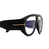 Occhiali da vista Tom Ford FT5958-B 001 shiny black - anteprima prodotto 3/4