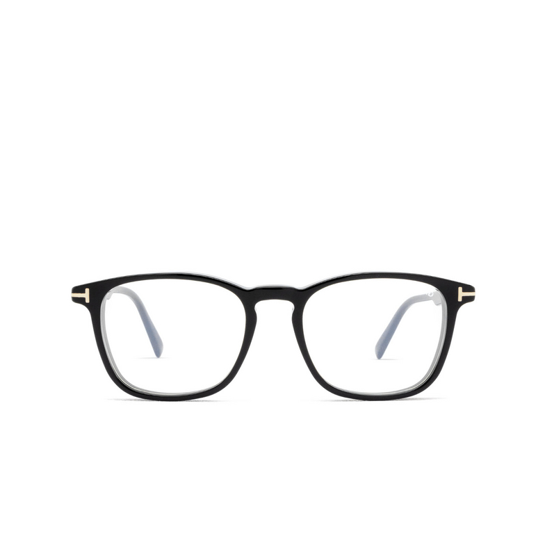 Lunettes de vue Tom Ford FT5960-B 001 shiny black - 1/4