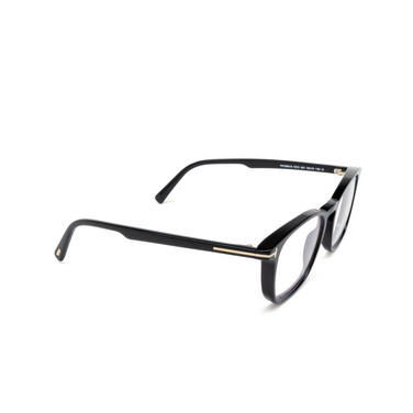 Tom Ford FT5960-B Eyeglasses 001 shiny black - three-quarters view