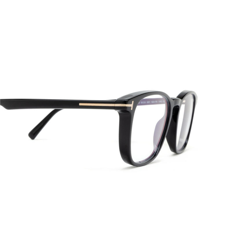 Lunettes de vue Tom Ford FT5960-B 001 shiny black - 3/4