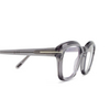 Tom Ford FT5961-B Korrektionsbrillen 020 shiny grey - Produkt-Miniaturansicht 3/4