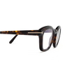 Occhiali da vista Tom Ford FT5961-B 052 dark havana - anteprima prodotto 3/4