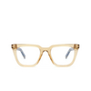 Lunettes de vue Tom Ford FT5963-B 045 shiny light brown - Vignette du produit 1/4