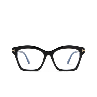 Lunettes de vue Tom Ford FT5965-B 001 shiny black - Vue de face