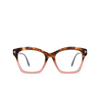 Occhiali da vista Tom Ford FT5965-B 055 havana / monocolor - anteprima prodotto 1/4