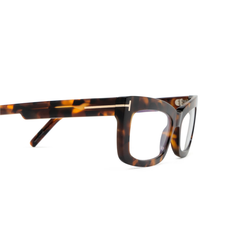 Lunettes de vue Tom Ford FT5966-B 052 dark havana - 3/4