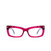 Tom Ford FT5966-B Eyeglasses 075 shiny dark fuxia - product thumbnail 1/4