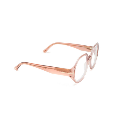 Gafas graduadas Tom Ford FT5967-B 072 shiny light pink - Vista tres cuartos