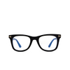 Gafas graduadas Tom Ford FT5970-B 001 shiny black - Miniatura del producto 1/6