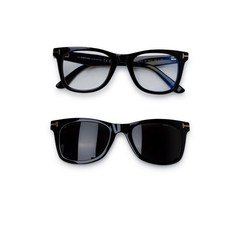 Occhiali da vista Tom Ford FT5970-B 001 shiny black - 5/6