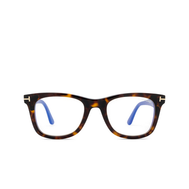 Lunettes de vue Tom Ford FT5970-B 052 dark havana - Vue de face