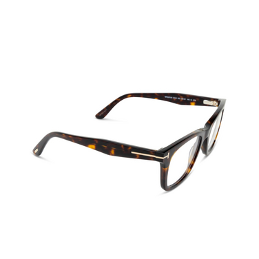 Gafas graduadas Tom Ford FT5970-B 052 dark havana - Vista tres cuartos