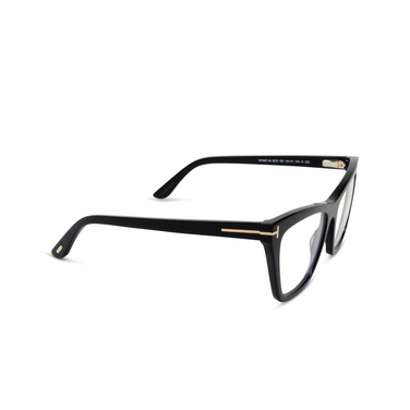 Gafas de sol Tom Ford FT5971-B 001 shiny black - Vista tres cuartos