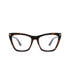 Lunettes de soleil Tom Ford FT5971-B 052 dark havana - Vignette du produit 1/6