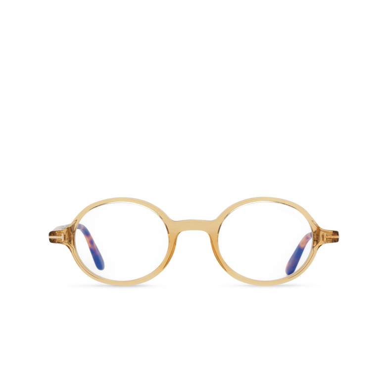 Lunettes de vue Tom Ford FT5975-B 045 blonde havana - 1/4