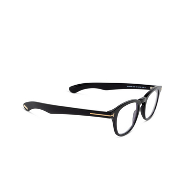 Occhiali da vista Tom Ford FT5976-B 001 shiny black - tre quarti