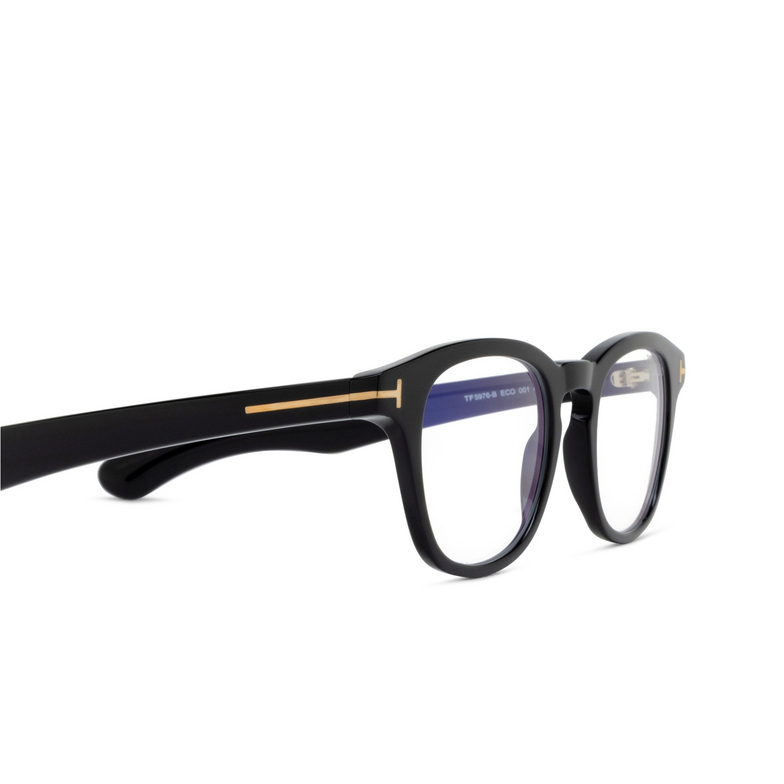 Tom Ford FT5976-B Eyeglasses 001 shiny black - 3/4