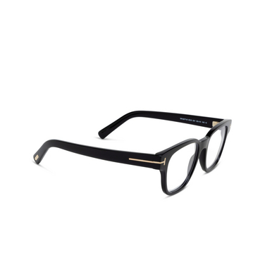 Lunettes de vue Tom Ford FT5977-B 001 shiny black - Vue trois quarts