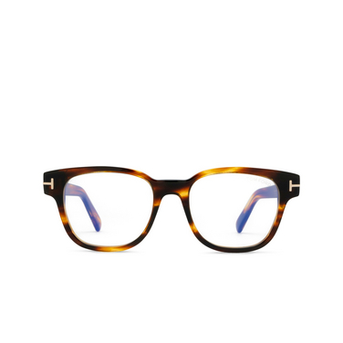Tom Ford FT5977-B Eyeglasses 050 shiny dark brown - front view
