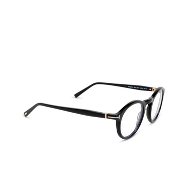 Occhiali da vista Tom Ford FT5979-B 001 shiny black - tre quarti