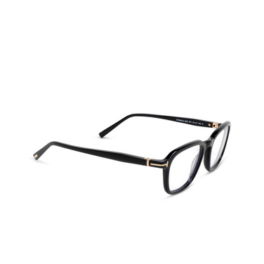 Gafas graduadas Tom Ford FT5980-B 001 shiny black - Vista tres cuartos