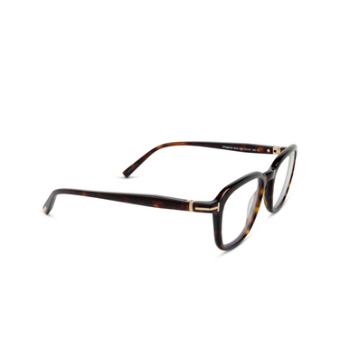 Gafas graduadas Tom Ford FT5980-B 052 dark havana - Vista tres cuartos