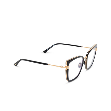 Lunettes de vue Tom Ford FT5984-B 001 matte black - Vue trois quarts