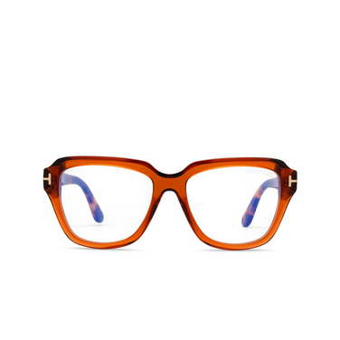 Occhiali da vista Tom Ford FT5988-B 044 shiny light pink / coloured havana - frontale