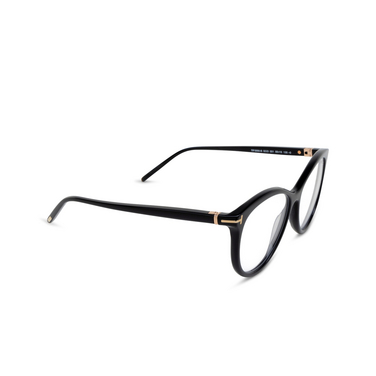 Gafas graduadas Tom Ford FT5990-B 001 shiny black - Vista tres cuartos